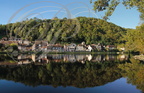 BEAULIEU-SUR-DORDOGNE - plan d eau sur la Dordogne : le quai Fromentez