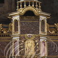 BEAULIEU-SUR-DORDOGNE - chapelle des Pénitents (XIIe siecle) : le maître autel (tabernacle du XVIIe siècle)