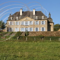 BRIVEZAC (près de Beaulieu-sur-Dordogne)  -  Château de LA GRÈZE (chambres et table d 'hôtes) : façade ouest
