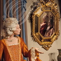 BEAULIEU-SUR-DORDOGNE - La Maison Renaissance (musée) : XVIIIe siècle (miroir à parcloses)