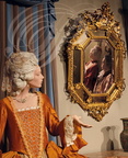 BEAULIEU-SUR-DORDOGNE - La Maison Renaissance (musée) : XVIIIe siècle (miroir à parcloses)