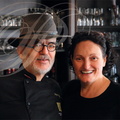 ALBAN - restaurant "AU BON ACCUEIL" : Jacques BARDY et son épouse Sylvie