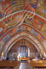 ALBAN - église Notre-Dame :  fresques de Nicolas Greschny (1912-1985)