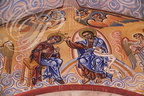 ALBAN - église Notre-Dame : fresque de Nicolaï Greschny (couronnement de la Vierge)