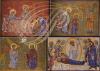 ALBAN - église Notre-Dame : fresque de Nicolaï Greschny (le Nouveau Testament : scènes de la vie de la Vierge)