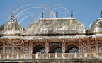 INDE (Rajasthan) - AMBER : le palais (galerie décorée de pierres semi précieuses)