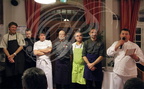 NAJAC - restaurant hôtel l'Oustal del Barry : dîner de chasse des Cuisineries Françaises du 7 décembre 2015 (présentation des chefs auteurs du repas par Rémy Simon)