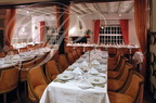 NAJAC - restaurant hôtel l'Oustal del Barry :  la salle de restaurant (dîner de chasse des Cuisineries Françaises du 7 décembre 2015)