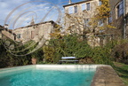 PUYCELSI - maison d'hôtes "Chez Delphine" : le jardin et la piscine