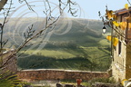 PUYCELSI - panorama sur la vallée vue depuis le jardin des chambres d'hôtes "Chez Delphine"