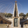 JAIPU - le Jantar Mantar (observatoire astronomique) conçu au XVIIIe siècle par le maharadjah Jai Singh