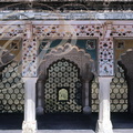 INDE (Rajasthan) - AMBER : le palais (galerie incrustée de pierres semi précieuses) 