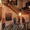 MONTAUBAN - rue Armand-Cambon : Hôtel LEFRANC-de-POMPIGNAN : escalier du XVIIe siècle 