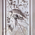 MONTAUBAN - rue des Carmes : Hôtel Mila de Cabarieu (décors sculptés par Jean-Marie-Joseph Ingres sur le thème de la pêche)
