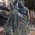 MONTAUBAN - place Lefranc-de-Pompignan : "Sappho" sculpture d'Antoine Émilie Bourdelle