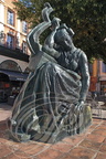 MONTAUBAN - place Lefranc-de-Pompignan : "Sappho" sculpture d'Antoine Émilie Bourdelle