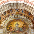 NOTRE-DAME-de-LAPEYROUSE : fresques du chœur peintes par Louis-Cazottes