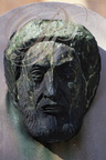 MONTAUBAN - square Picquard : auto portrait en Bronze d'Émile-Antoine Bourdelle
