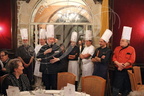 DÎNER SPÉCIAL TRUFFES des Cuisineries Françaises du 1er février 2016 à l'Hostellerie du Parc (Les Cabannes - 81) : Claude Izard présente les chefs qui ont élaboré le repas