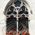 PUYLAROQUE - fenêtre médiévale à arcades ogivales polylobées