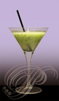 Cocktail au Kiwi, citron vert, vodka et glace pilée, mixés au blender ( La Table des Mervilles àa Castanet-Tolosan - 31)