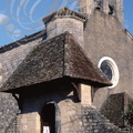 VILLESÈQUE : l'église et son clocher mur à deux baies