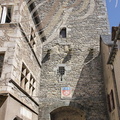 VILLENEUVE-d'AVEYRON - Place des Conques : la Porte haute (XVe siècle)
