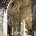 VILLEFRANCHE-DE-ROUERGUE - Collégiale Notre-Dame : le porche du portail occidental