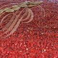 BEAULIEU-SUR-DORDOGNE - fête de la fraise : la tarte géante (8 mètres de diamètre) 