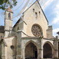 VILLEFRANCHE-DE-ROUERGUE - chartreuse Saint-Sauveur : l'auvent polygonal abritant le porche