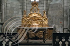 VILLEFRANCHE-DE-ROUERGUE - chartreuse Saint-Sauveur : la chapelle conventuellel (l'autel baroque)
