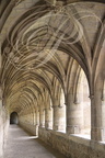 VILLEFRANCHE-DE-ROUERGUE - chartreuse Saint-Sauveur :  le grand cloître (voûte en croisées d'ogives) 