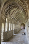 VILLEFRANCHE-DE-ROUERGUE - chartreuse Saint-Sauveur :  le grand cloître (voûte en croisées d'ogives) 