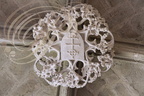 VILLEFRANCHE-DE-ROUERGUE - chartreuse Saint-Sauveur :  le petit cloître (chrisme sur une clef de voûte)
