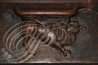 VILLEFRANCHE-DE-ROUERGUE - chartreuse Saint-Sauveur : stalles du XVe siècle attribuées au maitre huchier André Sulpice (une miséricorde 