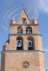 PAULHAC - église Notre-Dame de l'Assomption : clocher-mur en briques foraines