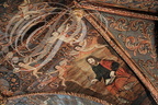 VILLEFRANCHE-DE-ROUERGUE - Chapelle des Pénitents Noirs : le plafond peint (saint Luc)