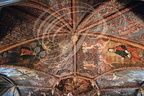 VILLEFRANCHE-DE-ROUERGUE - Chapelle des Pénitents Noirs : le plafond peint ( saint Marc et saint Luc)