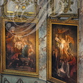 VILLEFRANCHE-DE-ROUERGUE - Chapelle des Pénitents Noirs : tableaux de Charles Dujon (XVIIIe siècle) : la présentation au Temple et la descente de croix