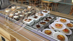 MOISSAC - LA BUFFÈTERIE : un aperçu du buffet des desserts