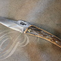 NAJAC - Régis Najac, coutelier : couteau " le Najac" dit "couteau de paix" initié au XIIIe siècle par un troubadour Peyrot Vidal de Najac