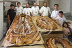 NAJAC - Fête de Saint Barthélémy et de la fouace (boulangerie Delmur : les fouaces géantes)