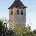 MARCILHAC-SUR-CÉLÉ  - abbaye Saint-Pierre : le clocher 