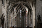 VILLEFRANCHE-DE-ROUERGUE - Collégiale Notre-Dame : vitraux du Choeur