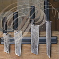 LE MARTEAU ET L' ENCLUME : couteaux de cuisine damassés 