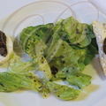 CABÉCOU truffé et BRIE de Meaux truffé par le restaurant La Chartreuse à Cahors - 46 (Repas gastronomique de la Fête de la truffe à Lalbenque)