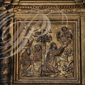 VILLEFRANCHE-DE-ROUERGUE - Chapelle des Pénitents Noirs : le retable baroque (l'agonie de Gethsemani)