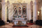 DONZENAC- église Saint-Martin-de-Tours : autel et retable