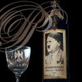 Cave de Michel-Jack CHASSEUIL : Bouteille d Hitler et son verre