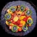 Salade de FRUITS : FRAISES, MANGUES et KIWIS